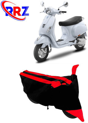 AutoGalaxy Waterproof Two Wheeler Cover for Vespa(Vespa LX 125, Black, Red)