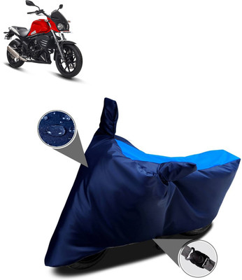 CODOKI Waterproof Two Wheeler Cover for Mahindra(Mojo UT 300, Blue)