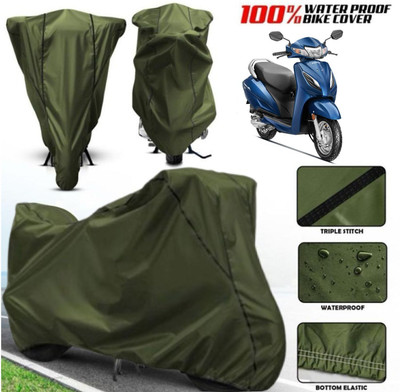 Shiv Kanha Waterproof Two Wheeler Cover for Honda(Activa, Green)