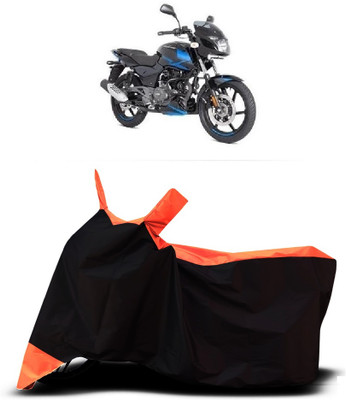 VESMEI Two Wheeler Cover for Bajaj(Pulsar 125, Orange)