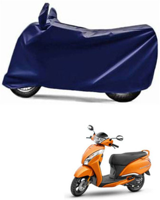 DeepShakshi AUTOMOTIVE Waterproof Two Wheeler Cover for TVS(Jupiter Grande, Blue)