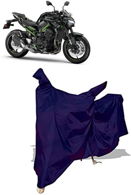 Amexride Two Wheeler Cover for Kawasaki(Z900, Blue)
