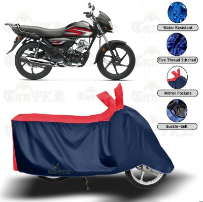 sowelar Waterproof Two Wheeler Cover for Honda(CD 110 Dream, Red, Blue)