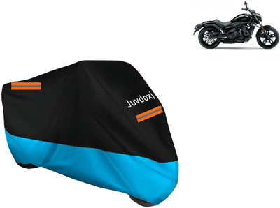 Juvdoxj Waterproof Two Wheeler Cover for Kawasaki(Vulcan S BS6, Blue)