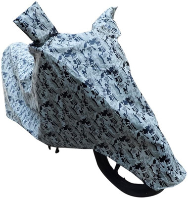 My Store Services Waterproof Two Wheeler Cover for TVS(Apache RTR 180, Grey)
