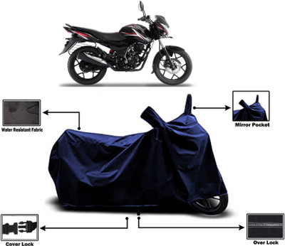 KEDIT Two Wheeler Cover for Bajaj(Discover 150 s, Blue)