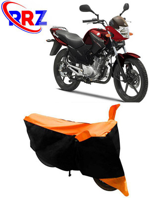 RRZ Waterproof Two Wheeler Cover for Yamaha(YBR 125, Black, Orange)