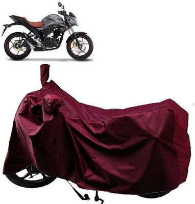 DeepShakshi AUTOMOTIVE Waterproof Two Wheeler Cover for Suzuki(Gixxer Special Edition, Maroon)
