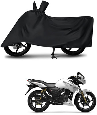 KEDIT Two Wheeler Cover for TVS(Apache RTR 180, Black)