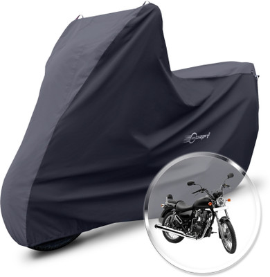 Neodrift Two Wheeler Cover for Royal Enfield(Thunderbird 500, Grey, Black)