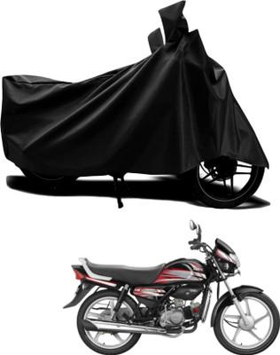 AASHTIK MART Two Wheeler Cover for Hero(HF Deluxe i3s, Black)