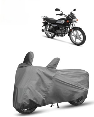 APNEK Waterproof Two Wheeler Cover for Hero(Splendor Plus, Grey)