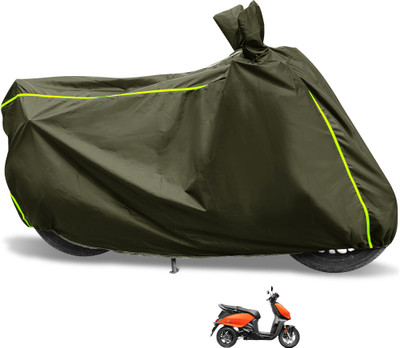 Euro Care Waterproof Two Wheeler Cover for Universal For Bike(Green)