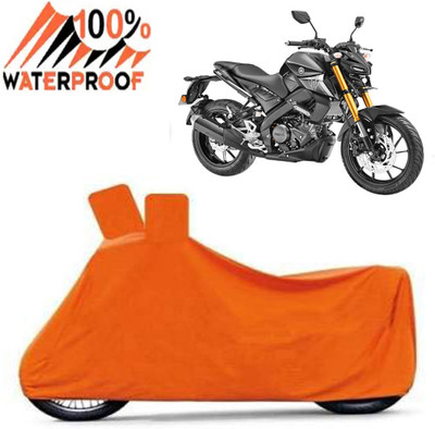 Autoinnovation Waterproof Two Wheeler Cover for Yamaha(MT 15, Orange)