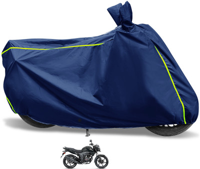 Euro Care Waterproof Two Wheeler Cover for Honda(CB Trigger, Blue)
