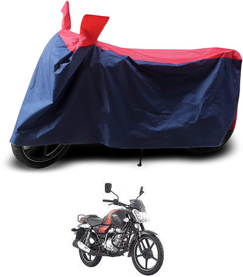 KEDIT Two Wheeler Cover for Bajaj(V12, Red, Blue)