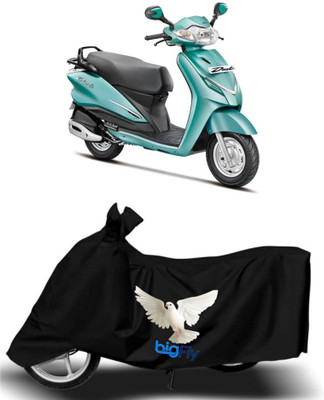 BigFly Two Wheeler Cover for Hero(Duet 125 CC BS6, Black)