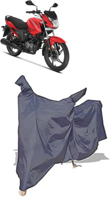 Amexride Two Wheeler Cover for Hero(MotoCorp Glamour, Grey)