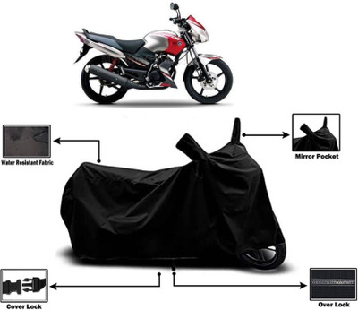 KEDIT Two Wheeler Cover for Yamaha(Gladiator, Black)