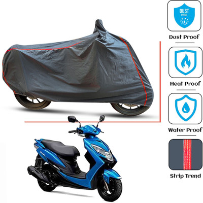 FAMEXON Waterproof Two Wheeler Cover for TVS(NTORQ, Grey)
