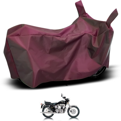 GOSHIV-car and bike accessories Waterproof Two Wheeler Cover for Royal Enfield(Machismo 500, Maroon)