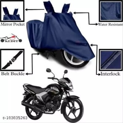 gurukul mart Waterproof Two Wheeler Cover for Royal Enfield(Electric Optima Plus BS6, Blue)