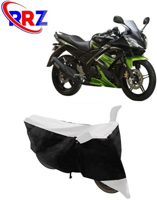 RRZ Waterproof Two Wheeler Cover for Yamaha(R15 s, Black, White)