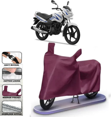 HWSXQAE Waterproof Two Wheeler Cover for TVS(Maroon)