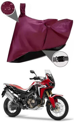AASHTIK MART Two Wheeler Cover for Honda(CRF1000L Africa Twin, Maroon)
