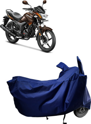 Amexride Two Wheeler Cover for Hero(Hunk, Blue)