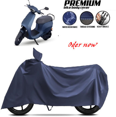 SK AUTO Waterproof Two Wheeler Cover for Ola(Scooty, Blue)