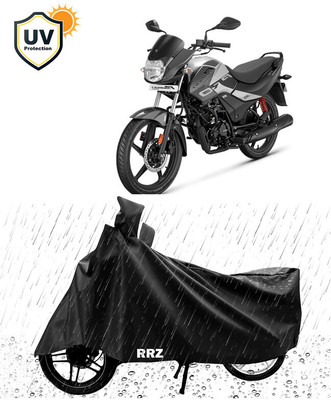 RRZ Waterproof Two Wheeler Cover for Hero(Passion Pro, Black)