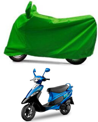 Furious3D Two Wheeler Cover for TVS(Pep+, Green)