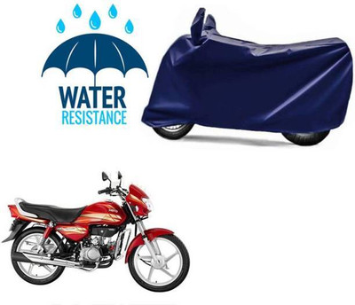 LIFE TO HUB Two Wheeler Cover for Hero(HF Deluxe BS6, Blue)