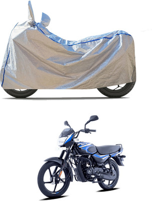 PAGORA Waterproof Two Wheeler Cover for Bajaj(CT100, Silver)