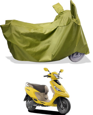 Amexride Two Wheeler Cover for TVS(Scooty Zest 110, Maroon)