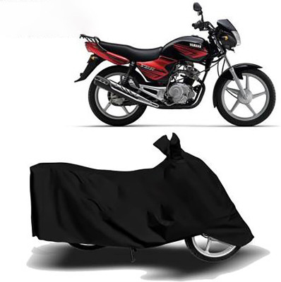 MMSSTAR Waterproof Two Wheeler Cover for Yamaha(YBR 110, Black)