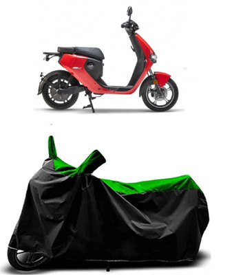 THE REAL ARV Waterproof Two Wheeler Cover for Kawasaki(Z250, Green)