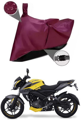 AASHTIK MART Two Wheeler Cover for Bajaj(Pulsar NS200, Maroon)