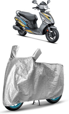 J S R Waterproof Two Wheeler Cover for Hero(Maestro Edge 110 BS6, Silver)
