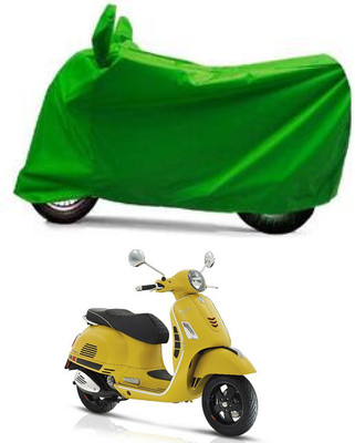 Furious3D Two Wheeler Cover for Piaggio(Vespa VXL 150, Green)