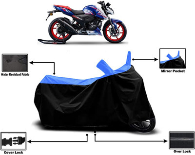 Amexride Two Wheeler Cover for TVS(Apache RTR 165 RP, Multicolor)