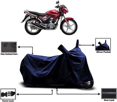 Amexride Two Wheeler Cover for Yamaha(Libero LX, Blue)
