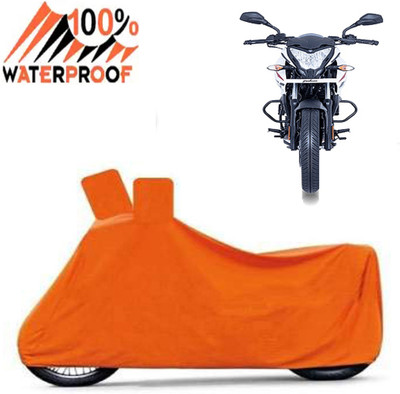 Autoinnovation Waterproof Two Wheeler Cover for Bajaj(Pulsar NS-160, Orange)