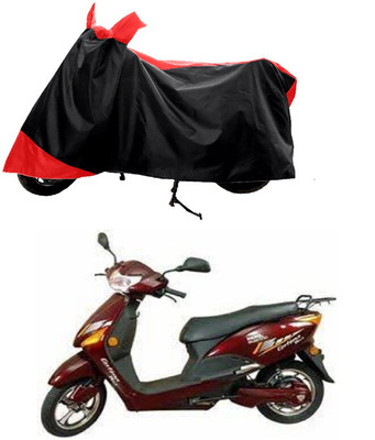 GROFATIK Two Wheeler Cover for Hero(Electric Zippy, Red)