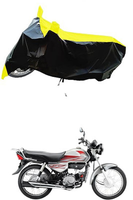 VESMEI Two Wheeler Cover for Hero(HF Dawn BS6, Yellow)
