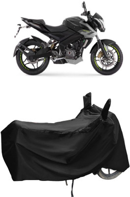 Autoprime Two Wheeler Cover for Bajaj(Pulsar 200NS FI BS6, Black)
