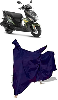 Amexride Two Wheeler Cover for Yamaha(Cygnus Ray ZR BS6, Blue)