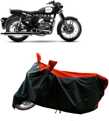 AESTRYD Two Wheeler Cover for Royal Enfield(Bullet 350 Twinspark, Red)