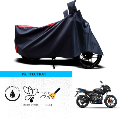 ANTHUB Waterproof Two Wheeler Cover for Bajaj(Pulsar 125 Neon, Black, Red)